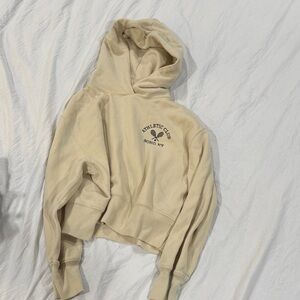 Abercrombie & Fitch Tan Athletic Hoodie